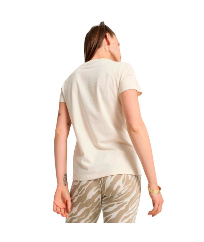 Camiseta Casual Puma Essentials + Animal Mulher