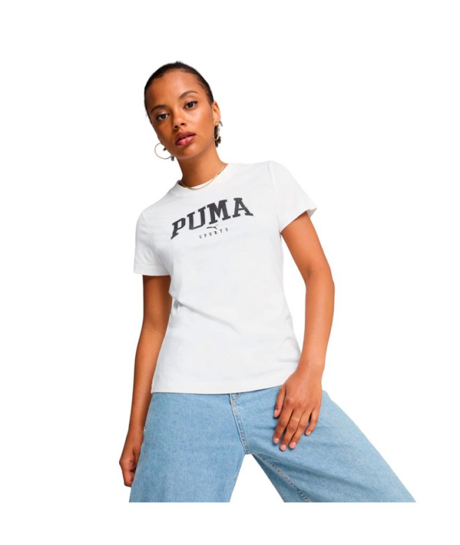 Camiseta Casual Puma Puma Squad Graphic Mulher