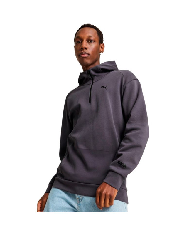 Sweat Décontracté Puma Rad/Cal Hooded Half-Zip Dk Homme