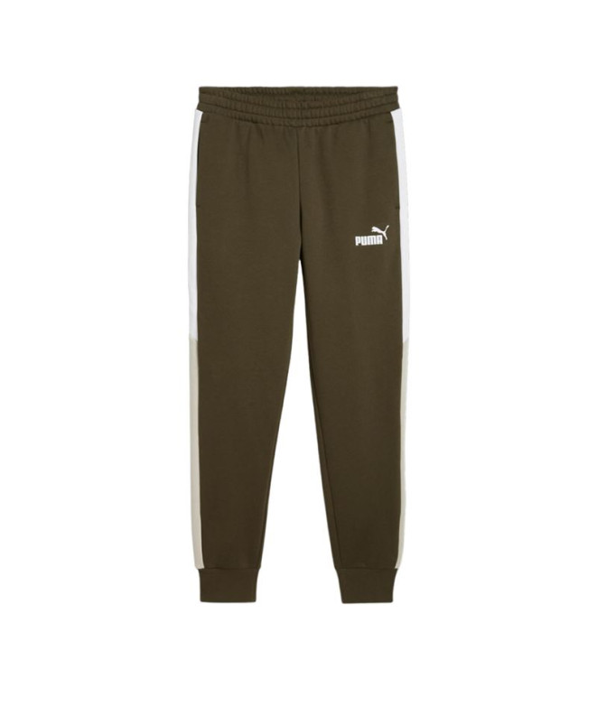 Pantalón Casual Puma Puma Power Colorblock Sweatpants Fl Cl Hombre