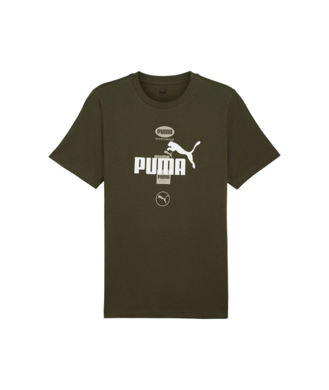 Camiseta Casual Puma Puma Power Graphic Homem