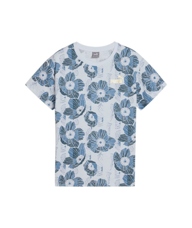 Camiseta Casual Puma Essentials + Class Act Aop G Niña