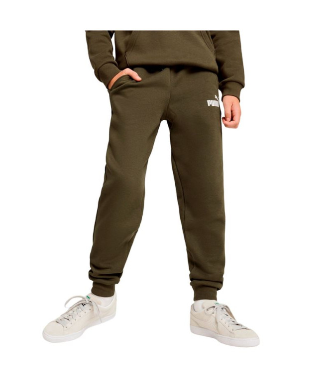 Pantalon Enfant Puma Essentials Logo Fl Cl Brown