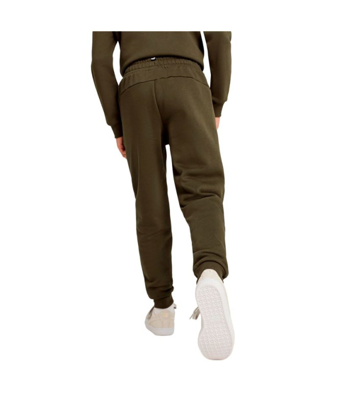 Pantalon Enfant Puma Essentials Logo Fl Cl Brown