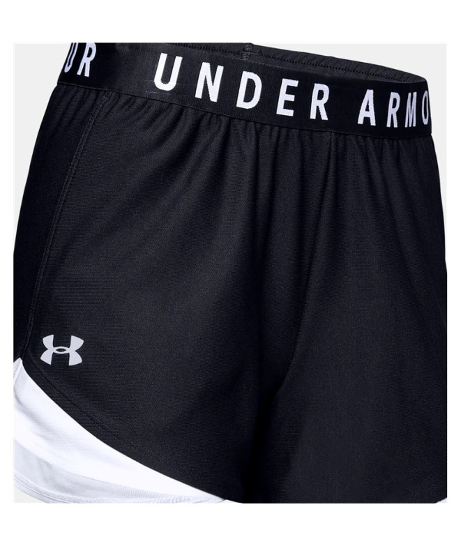 Pantalones Cortos Under Armour Play Up 3.0 Mujer Negro