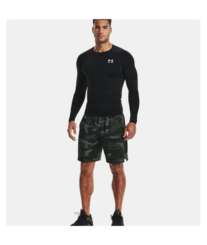 T-shirt Under Armour Homme HeatGear Comp LS Noir