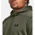 Sudadera de Fitness Under Armour Fleece Hoodie Hombre Verde
