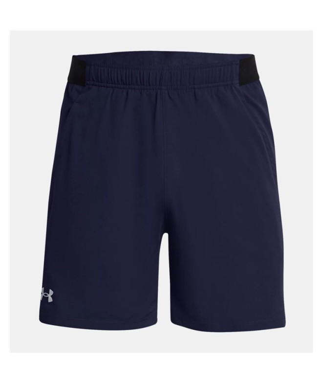 Calça Fitness Under Armour Homem by Vanish Woven 6in Shorts Azul