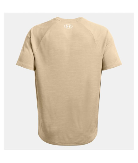 T-shirt Fitness Under Armour Homme by Tech Textured SS Khaki 2
