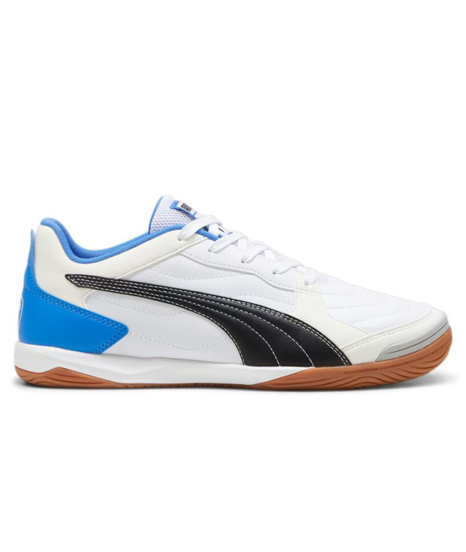 Chaussures de Football Sala Puma Pressing Iv Blanc/Bleu