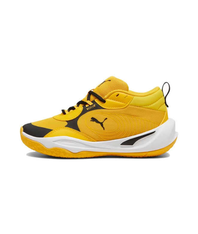 Sapatilhas Basquetebol Infantil de Puma Playmaker Pro Yellow