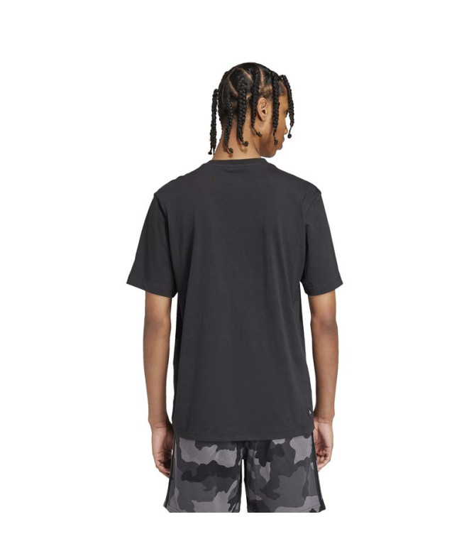 T-shirt adidas Homme Remoji Pocket Graphic Noir