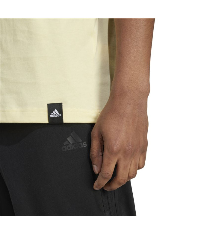 T-shirt adidas Homme Codes Bos Graphic Yellow