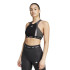 Sujetador Deportivo adidas Techfit Medium Support High Neck Mujer Negro