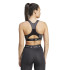 Sujetador Deportivo adidas Techfit Medium Support High Neck Mujer Negro