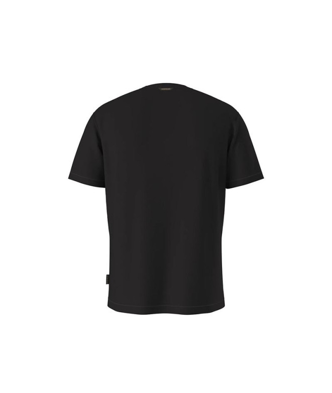 Camiseta Napapijiri S-Rollin Ss Negro Hombre