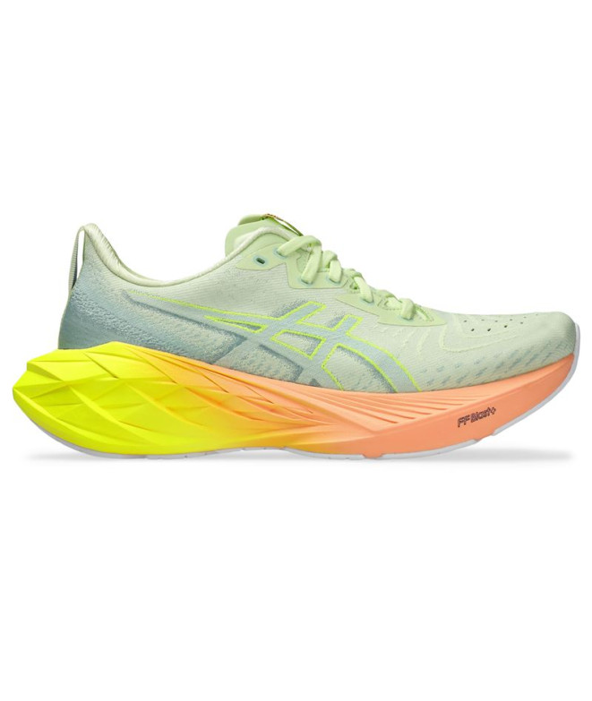 Sapatilhas Running Homem por ASICS Novablast 4 Paris Verde