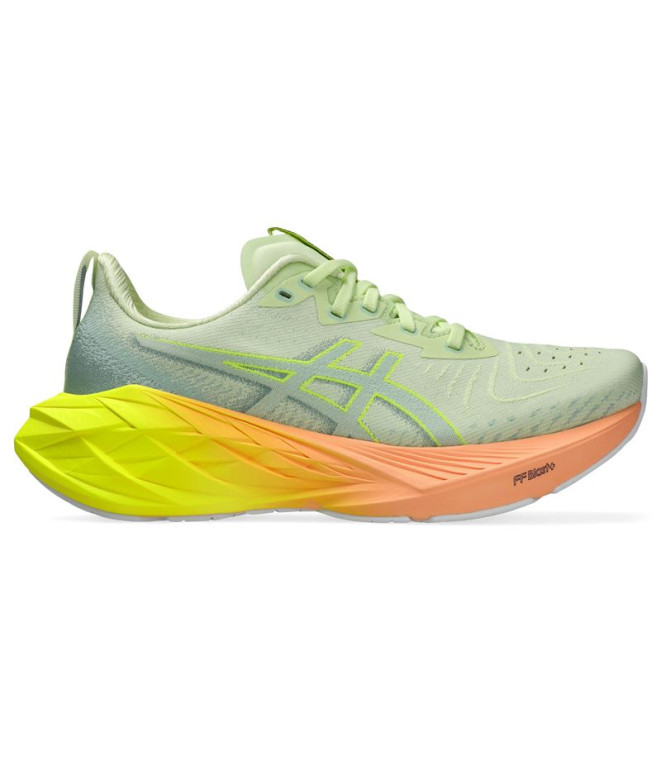 Chaussures Running Femme by ASICS Novablast 4 Paris Green