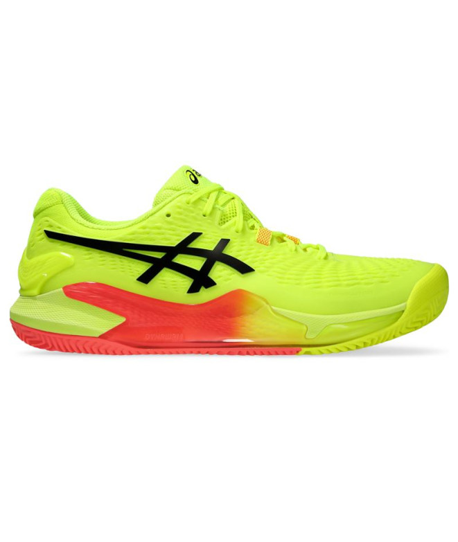 Chaussures Tennis Gel Homme by ASICS -Resolution 9 Clay Paris Yellow