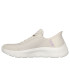 Sapatilhas Skechers Slip-Ins Go Walk Flex - Grand Mulher Bege