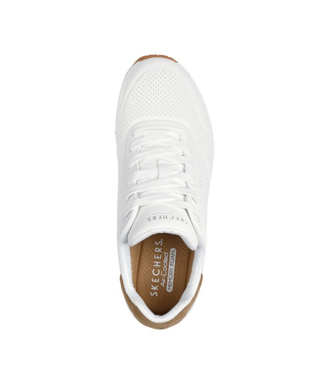 Chaussures Skechers Uno Homme Blanc