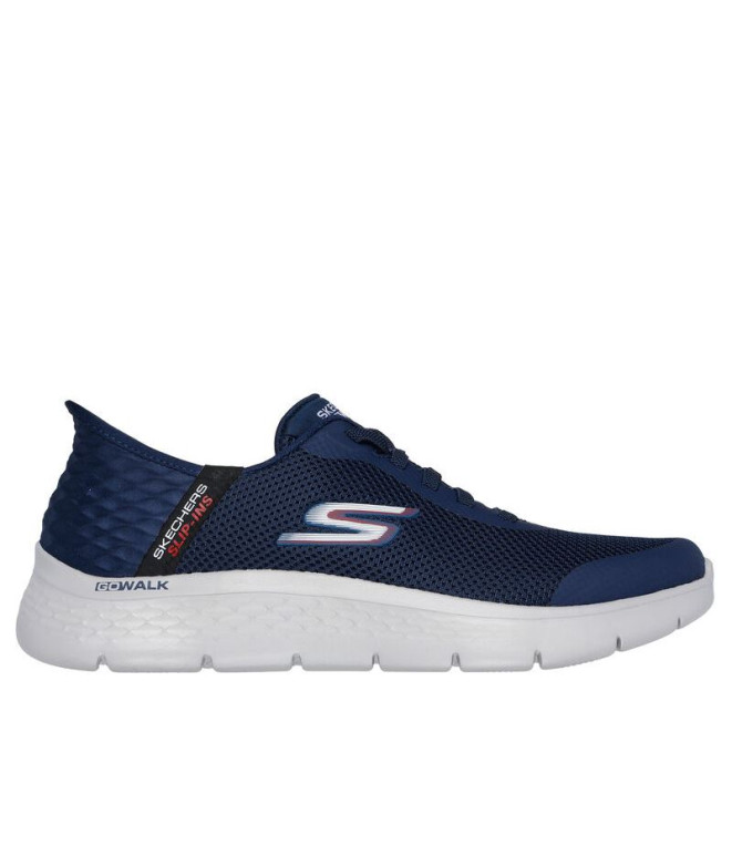 Zapatillas Skechers Go Walk Flex - Hands Hombre Azul Marino