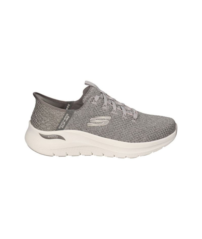 Chaussures Skechers Arch Fit 2.0 Taupe Knit Homme