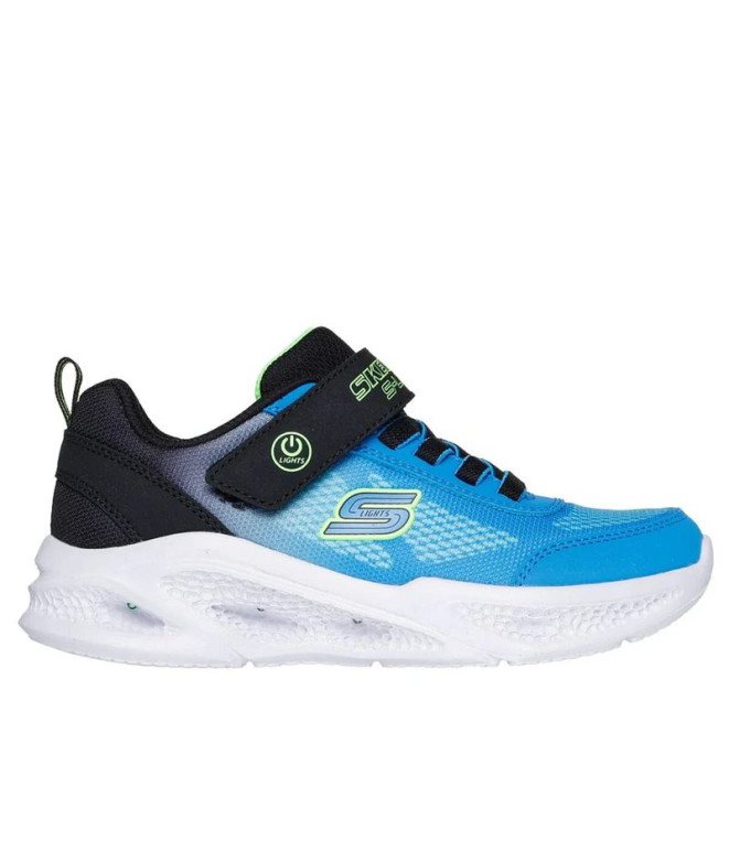 Chaussures Skechers Skechers Meteor-Lights Noir/Bleu Enfant