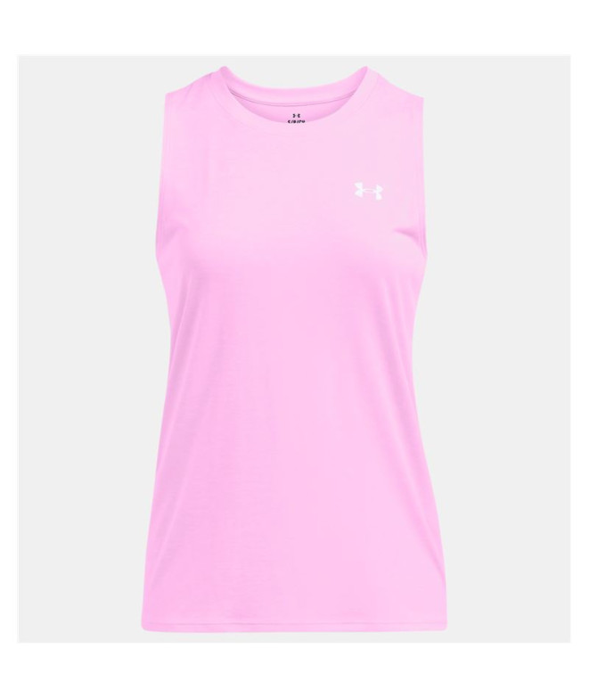 Camiseta Fitness Under Armour Mulher por Tech Twist Pink