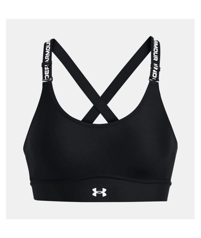 Sujetador Deportivo de Fitness Under Armour Infinity Mid 2.0 Mujer Negro