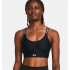 Sutiã esportivo Fitness Under Armour Mulher de Infinity Mid 2.0 Preto