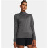 Camiseta Fitness Under Armour Mulher from Tech 1/2 Zip- Cinzento sólido