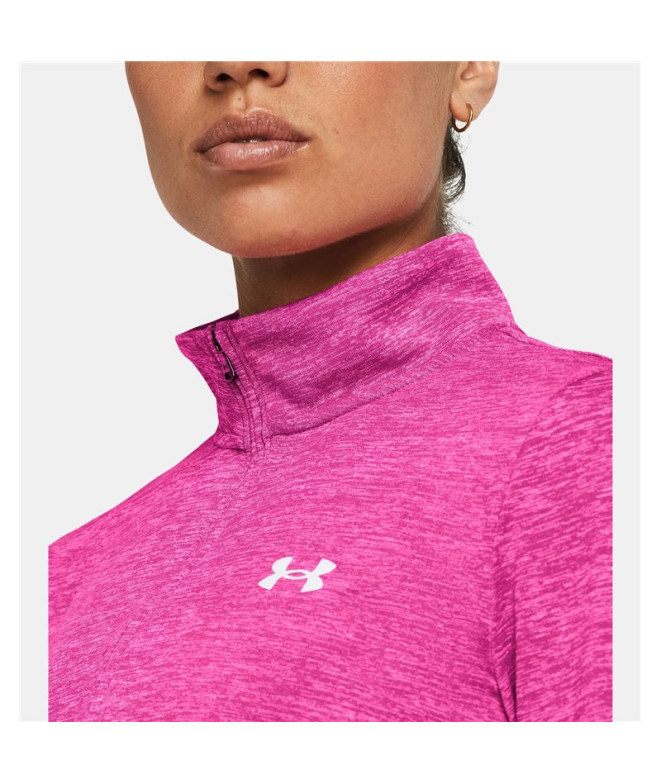 T-shirt Fitness Under Armour Femme de Tech 1/2...