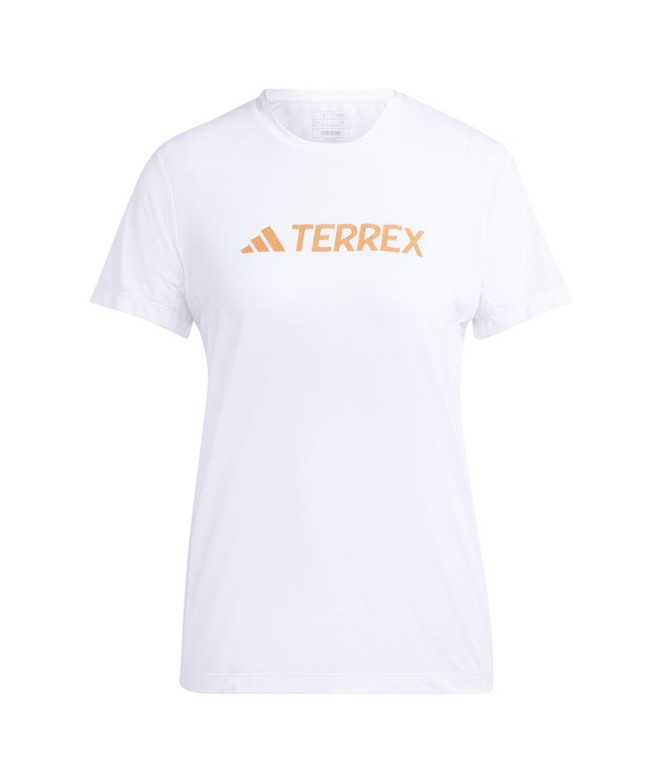 Camiseta adidas Mulher caminhada Mt Log Tech Branco