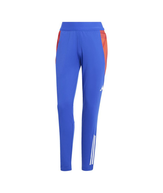 Calça Futebol adidas Mulher da Tiro24 Competition Training Azul/branco