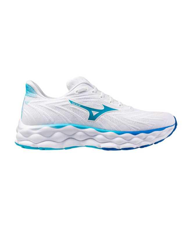 Chaussures Running Mizuno Femme de Wave Sky 8 White