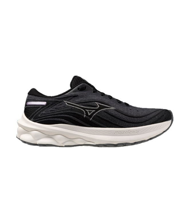 Sapatilhas Running Mizuno Mulher do Wave Skyrise 5 Preto