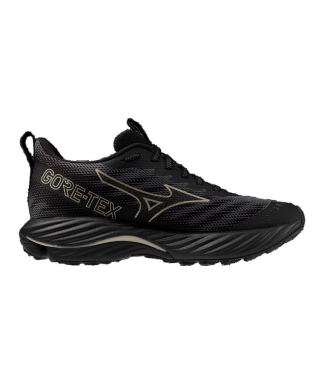 Chaussures Trail Mizuno Rider Femme wave Gtx 2 Noir