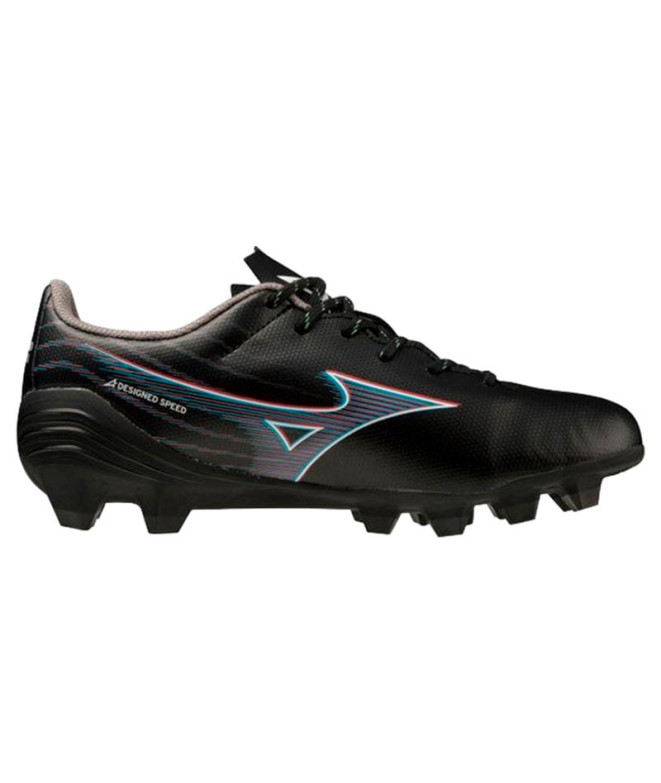 Botas de Fútbol Mizuno Alpha Select Jr Infantil Negro