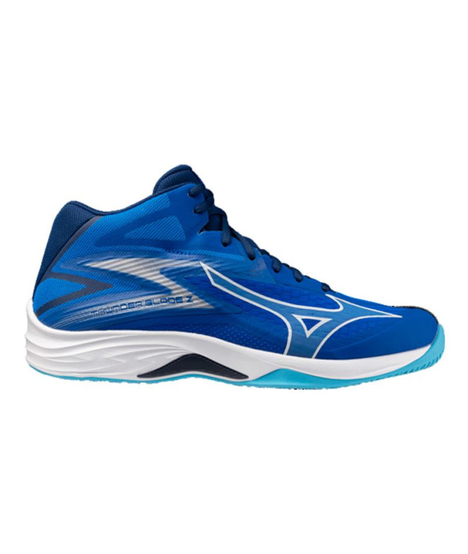 Chaussures Volley-ball Mizuno de Thunder Blade Z Mid Blue