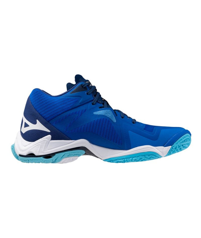 Chaussures Volley-ball Mizuno de Wave Lightning Z8 Mid Blue