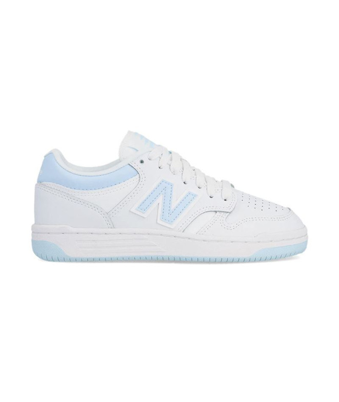 Chaussures New Balance Enfant 480 Blanc Bleu