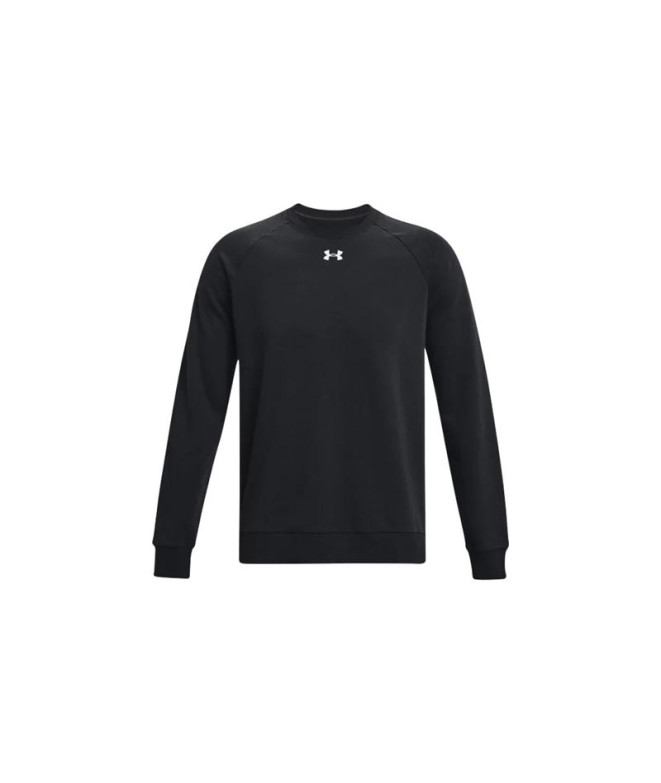 Camiseta Fitness Under Armour Homem by Rival Fleece Crew Preto