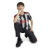 Camiseta adidas Infantil Tiro Preto/Branco