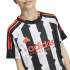 Camiseta adidas Infantil Tiro Preto/Branco