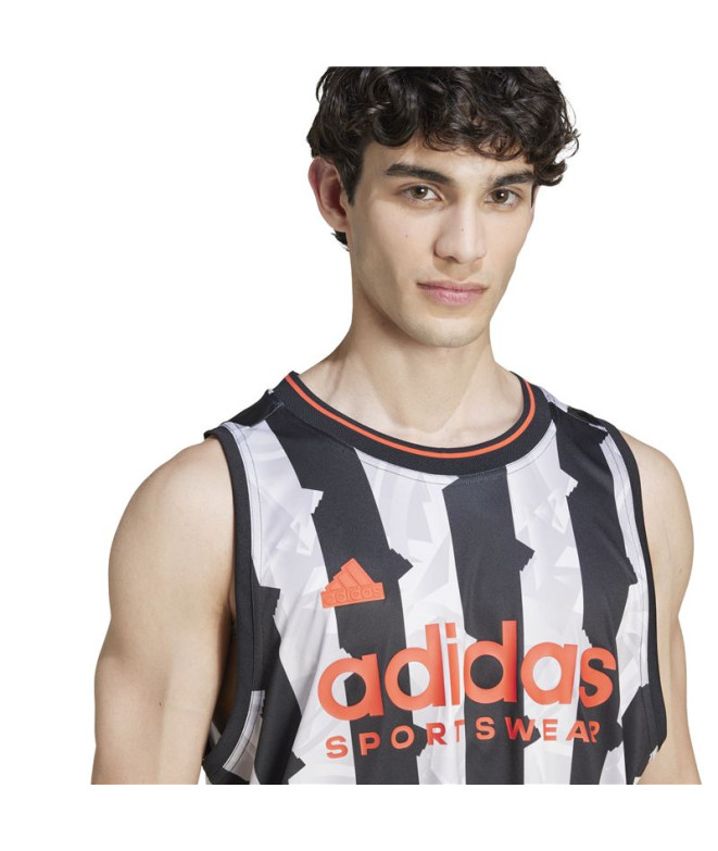 Camiseta adidas House Of Tiro Tank Top Homem Preto