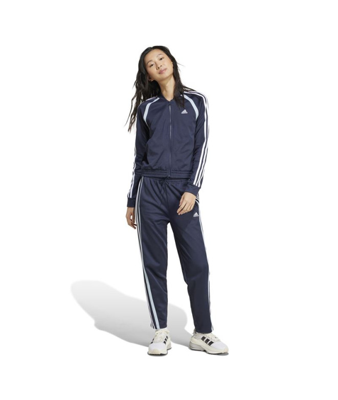 adidas Femme Tracksuit Teamsport Bleu