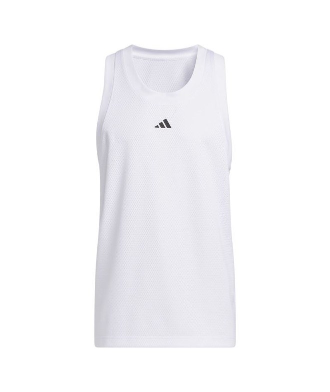 T-shirt Basket-ball adidas de Legends Tank Blanc/Noir