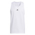 T-shirt Basket-ball adidas de Legends Tank Blanc/Noir