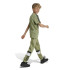 Calça adidas Infantil Tiberio 3-Stripes Colorblock Verde